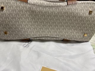 Bolso Michael Kors Logo Marrón y beige