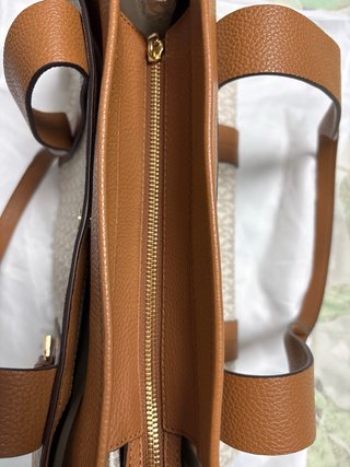 Bolso Michael Kors Logo Marrón y beige