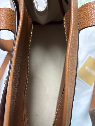 Bolso Michael Kors Logo Marrón y beige