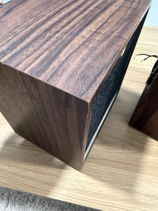 Pareja Altavoces Vintage Demon Madera