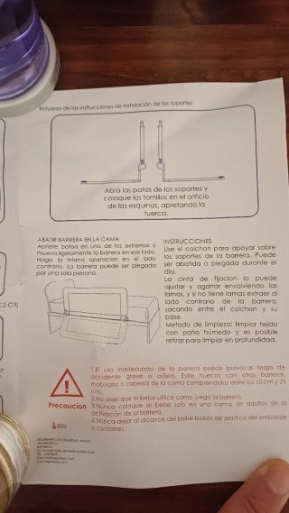 Barandilla de Cama Blanca