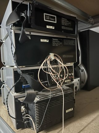 Equipo de música Technics 5 CD, Doble Cassette