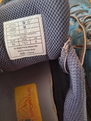 La Sportiva scarpe uomo blu/grigie taglia 39