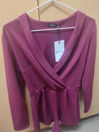 Vestido Bershka morado