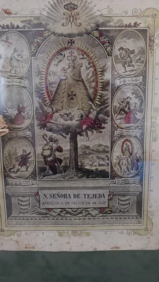 Cuadro Antiguo Nuestra Señora de Tejeda