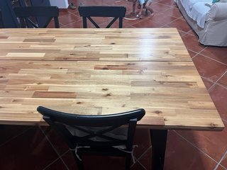 Mesa Comedor IKEA SKOGSTA Madera y Metal