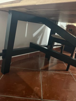 Mesa Comedor IKEA SKOGSTA Madera y Metal