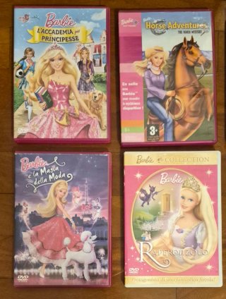 Lotto 11 DVD Barbie Originali Italiani