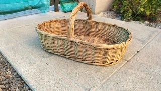 Cesta Mimbre Artesanal Grande 68cm