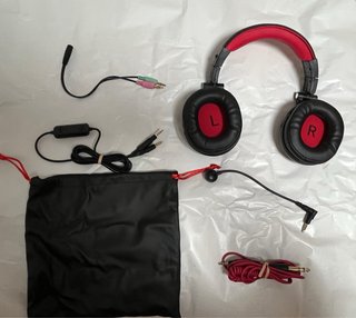 Auriculares Roseland RH-500 Estudio Negro/Rojo