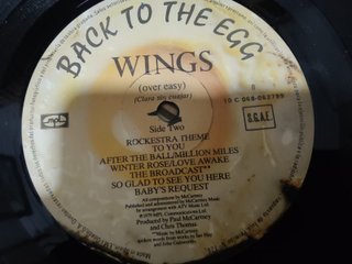 Wings Back to the Egg LP 1979 España