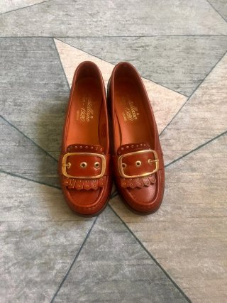 Mocasines Castellano Marrones Hebilla Talla 36