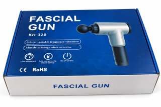Pistola masaje muscular KH-320 – 6 velocidades + a