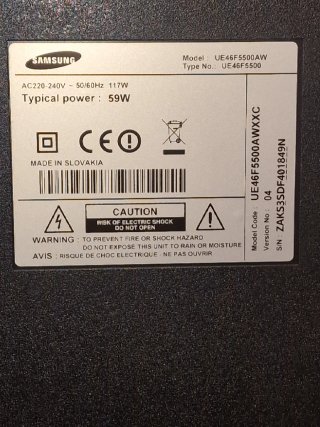 Televisión Samsung 46 (led gastados)