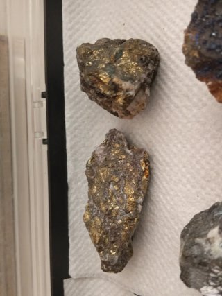 Minerales colecciones pirita, galena, malaquita