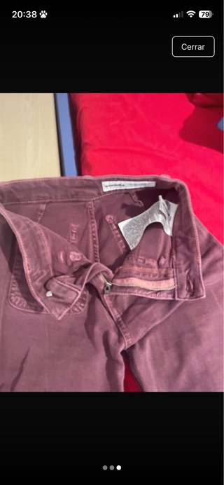 Pantalones anchos morados
