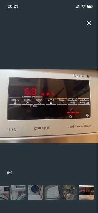 Lavadora Bosch Serie 6 i-DOS Autodosificación