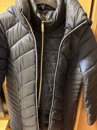 Abrigo Michael Kors azul marino