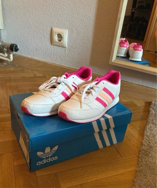 Zapatillas Adidas Mujer Blancas y Rosas