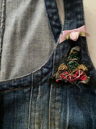 Gilet in jeans tg 6 anni bambina Parrot