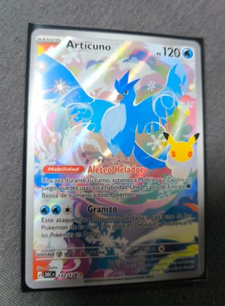 Carta Articuno 30 Aniversario Pokemon