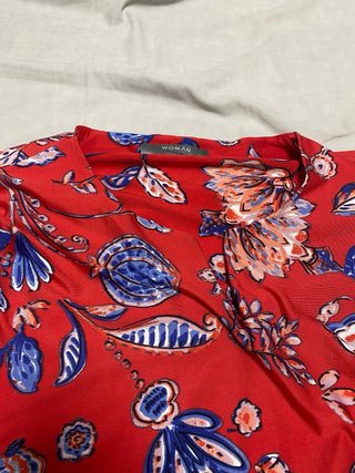 Bata fresquita señora estampado floral