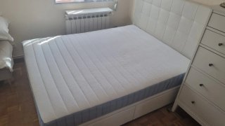 Dormitorio completo blanco de ikea