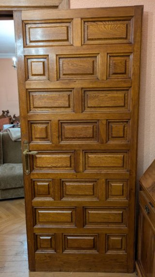 Lote 5 Puertas Antiguas (1950) Roble/Nogal