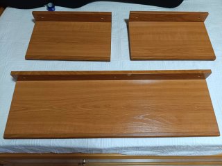 Conjunto mueble de salón comedor madera