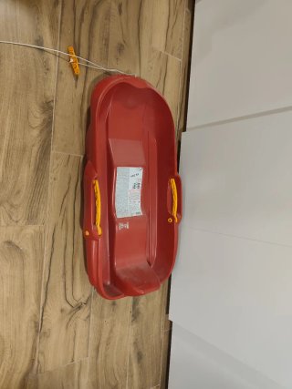 Trineo Infantil Rojo con Asas