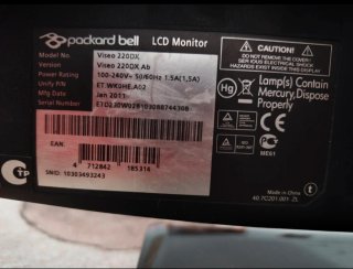 Monitor Packard Bell Viseo 220DX 21,5
