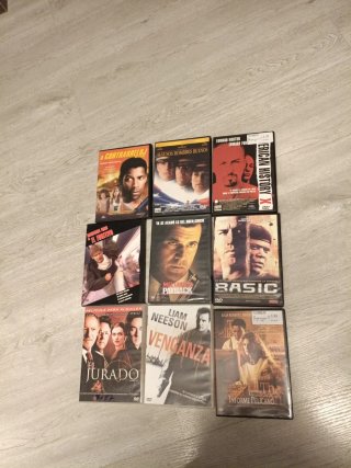 Pack 9 Películas DVD Acción/Drama/Thriller