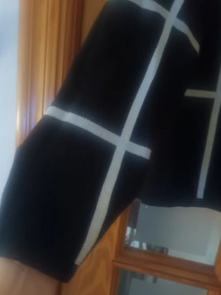 Jersey Cuello Perkins Cuadros Mujer