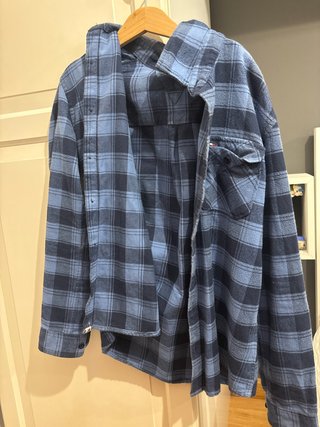 Camisa Tommy Hilfiger cuadros azul
