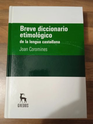 Breve diccionario etimológico español