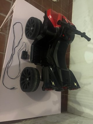 Miniquad Eléctrico Infantil Negro/Rojo