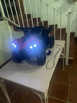 Miniquad Eléctrico Infantil Negro/Rojo