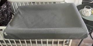 Cambiador con funda gris Minicoton