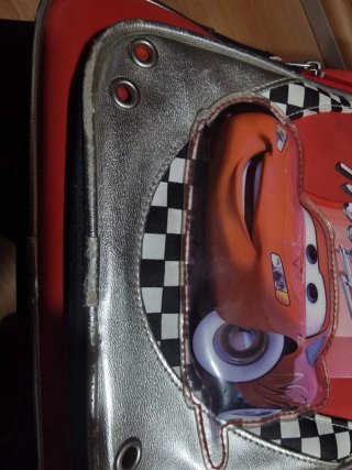 Mochila Ruedas Rayo McQueen Perona
