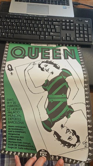 Cartel Queen Barcelona Jazz Tour 19-20 Feb. 1979