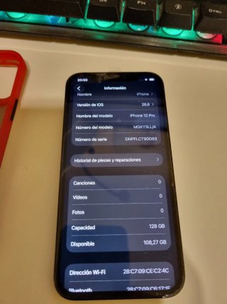 iPhone 12 Pro 128GB Gris/Plata