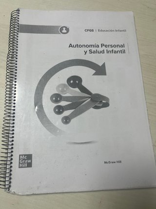 Libro de autonomia personal y salud infantil