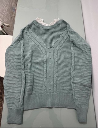 Jersey de algodón verde