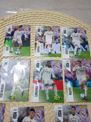 Lote cromos fútbol Real Madrid mgk