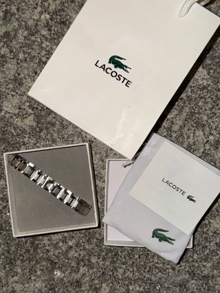 Pulsera Lacoste Plata