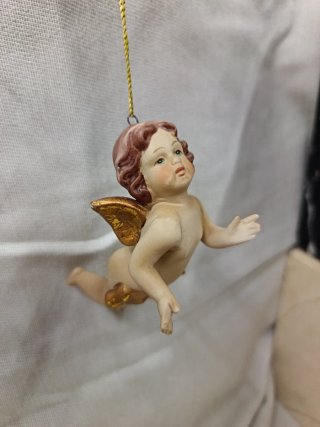 Pareja de angelitos decorativos