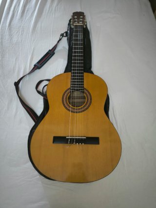 Guitarra Clásica con Funda Negra