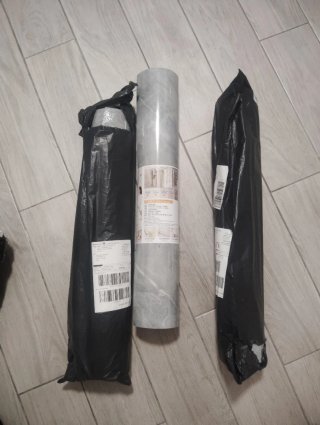 3 Rollos vinilo efecto mármol 3mm