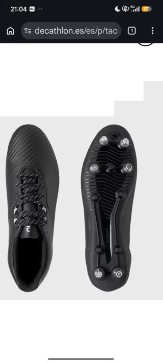NEGOCIABLE Botas de Rugby/futbol con Tapones Inter