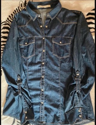 Camisa vaquera Stradivarius